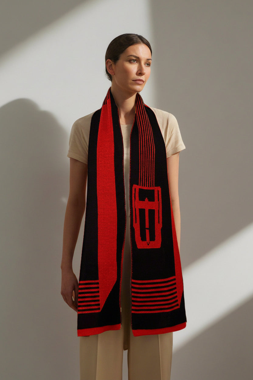 Alpaca Unisex Scarf – Belt Design