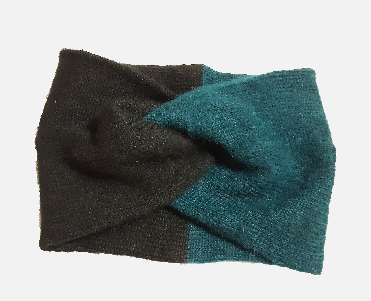 Extra Soft Brushed Alpaca Twist Neck Warmer or Head Band