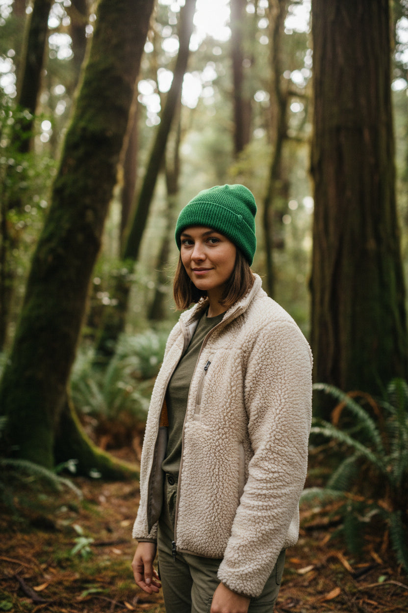 Unisex Adult Beanie in Bright Colors, Green