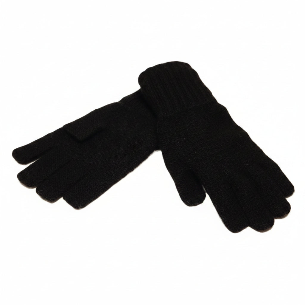 Alpaca Jacquard Half-Finger Gloves