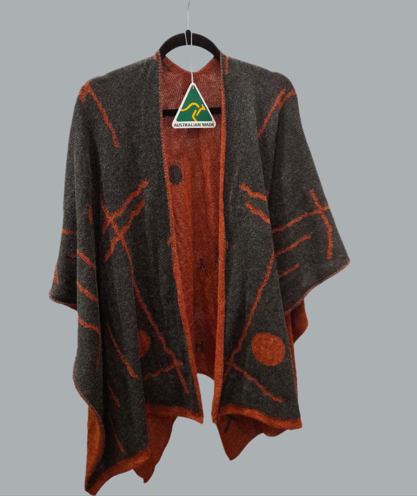 Alpaca Australian Reversible Cape Terracotta