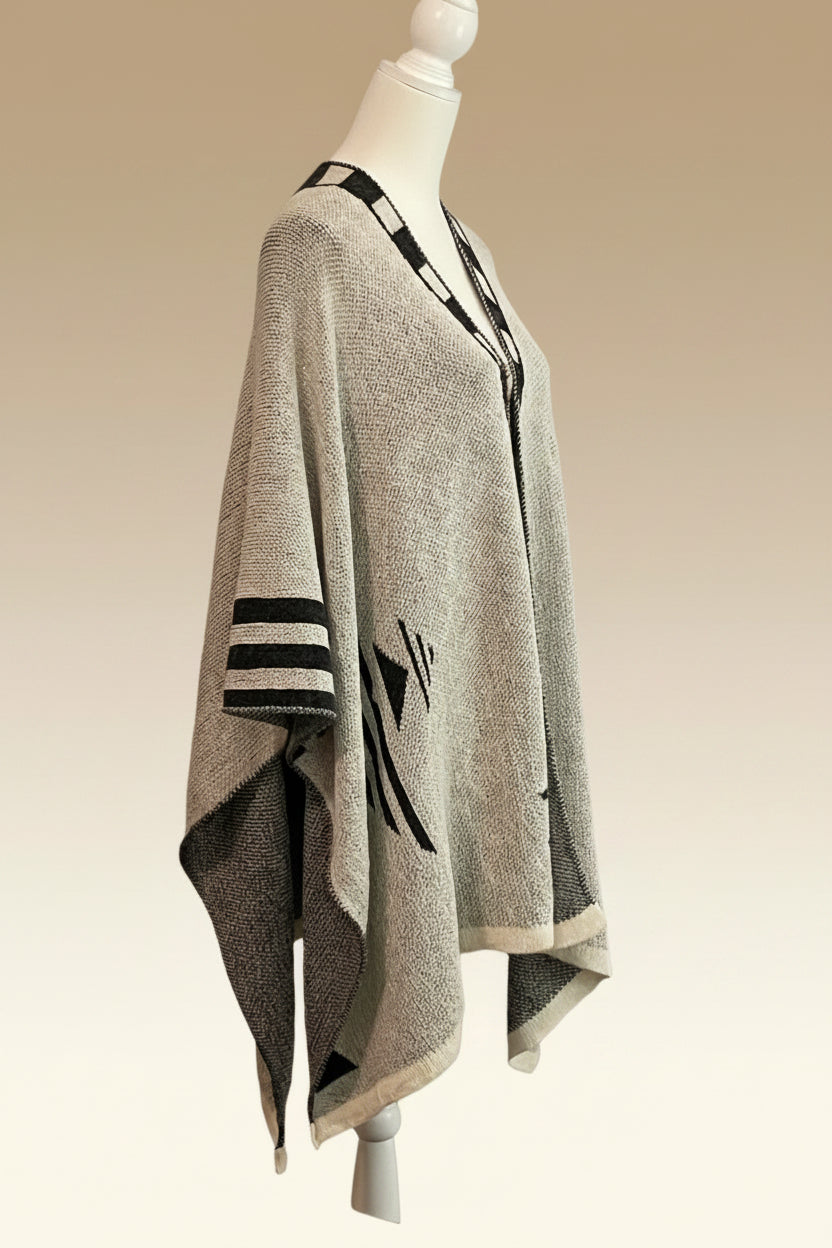 Alpaca Poncho-Cape Totem