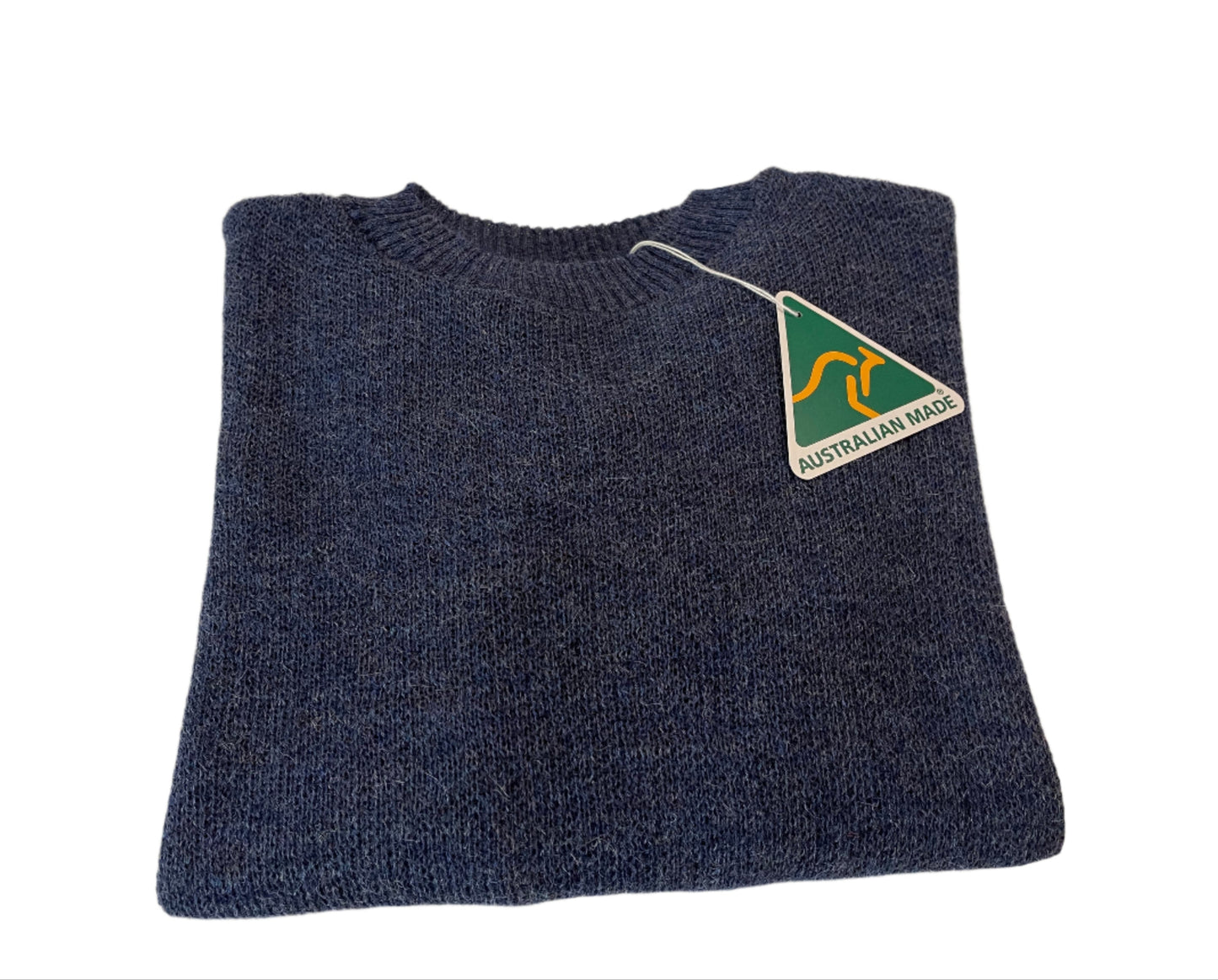 Alpaca Jacquard Sweater Navy Blue