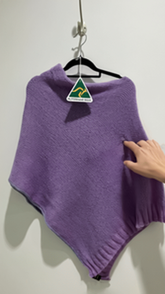 Alpaca Extra Smooth Poncho β Hovea Bloom
