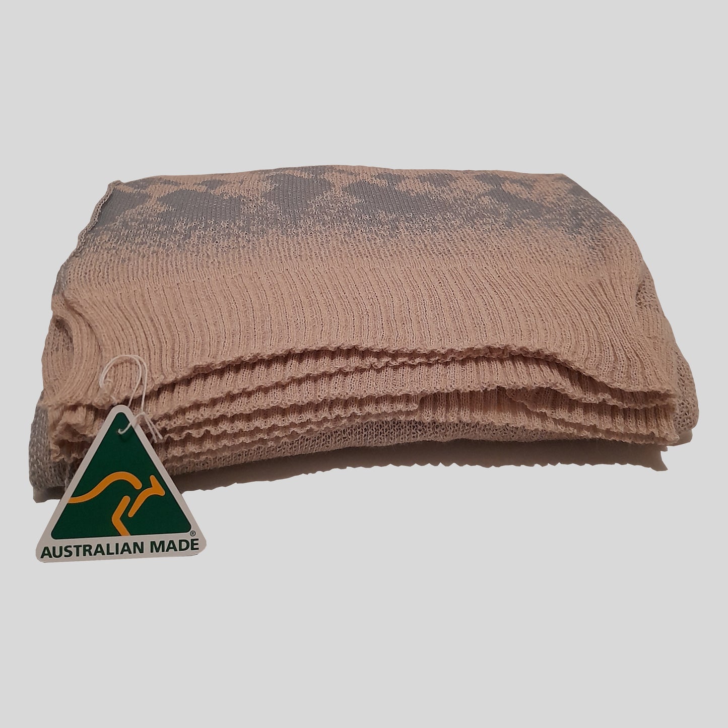 Australian Alpaca Blanket Alaska, Light Beige tones