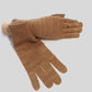 Alpaca Knit Men Gloves Beige