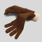 Alpaca Knit Men Gloves Camel