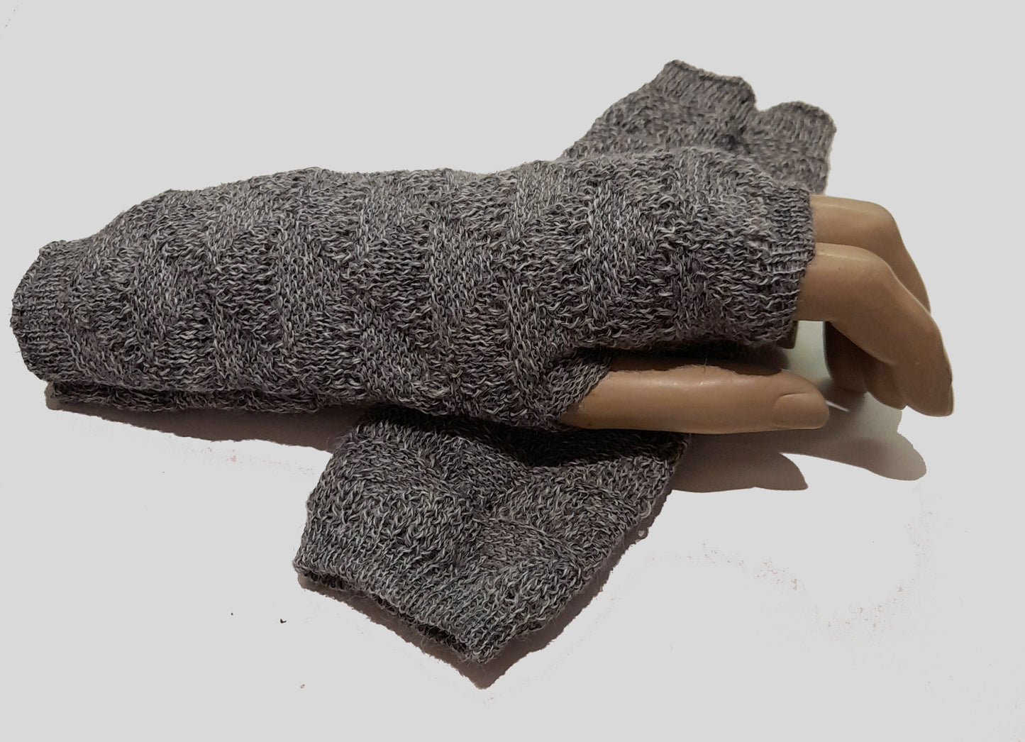 Alpaca Fingerless Mitts