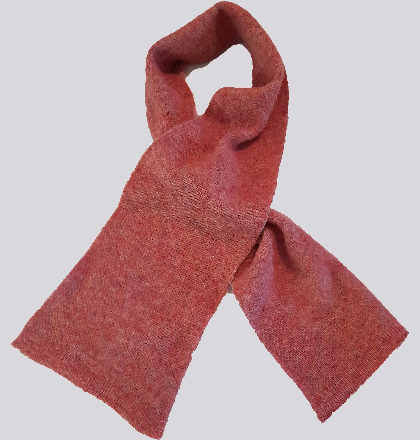 Smooth Alpaca Scarf Super Soft Coral