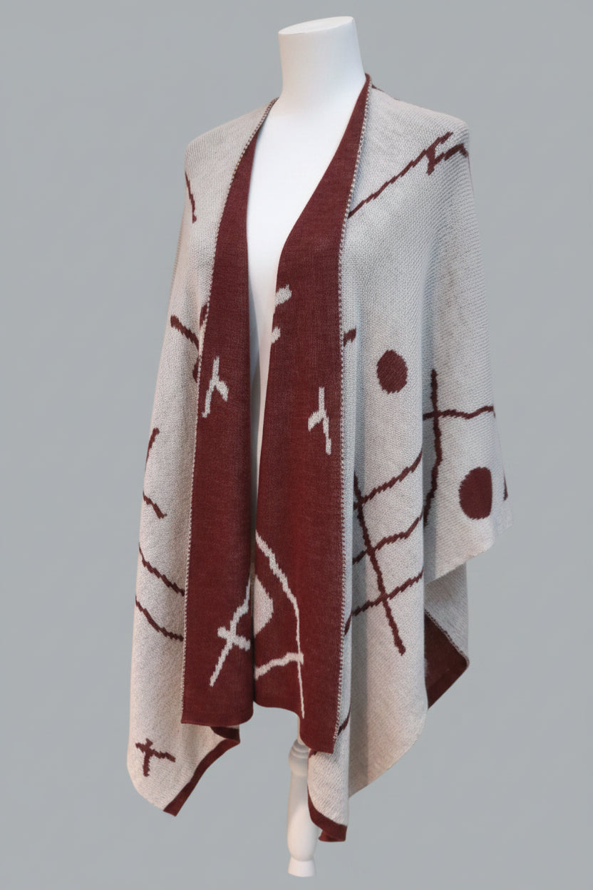Reversible Alpaca Cape – Double Layer | Made in Australia