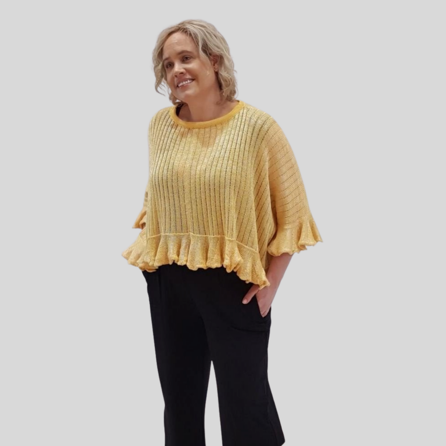 SOLD OUT Alpaca Short Sleeve Poncho