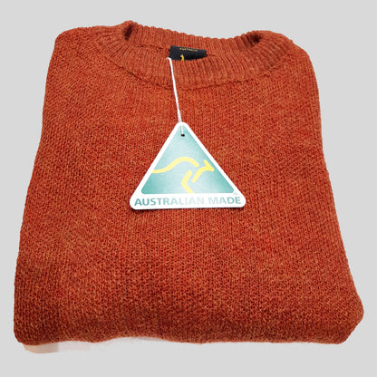 Alpaca Jacquard Sweater Terracotta