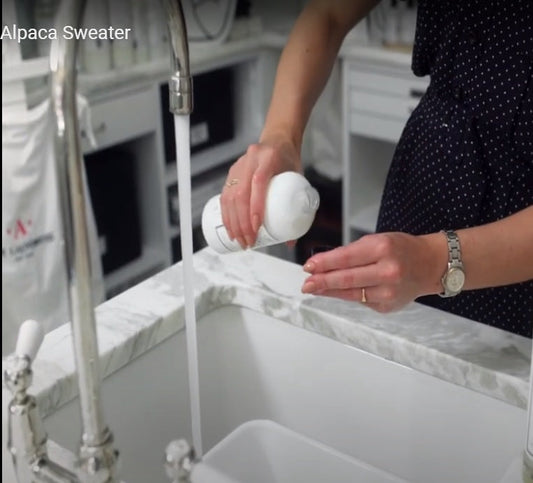 How wash my alpaca sweater step by step