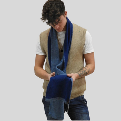 Alpaca Reversible Scarf – Double-Sided Warmth