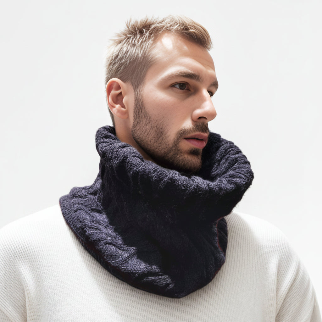 Alpaca Neck Warmer – High Relief - Reversible