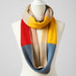 Alpaca Loop Scarf | Multicolour Checked