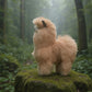 Baby Alpaca Plushie 25cm X 23 cm Natural Beige