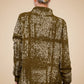 Alpaca Women’s High Neck Gold Granite Jacquard