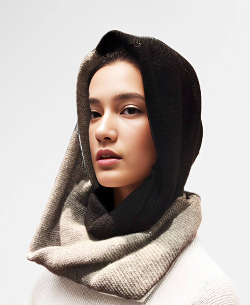 Alpaca Loop Scarf Bi-colour