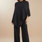 Alpaca Asymmetrical Thick Poncho
