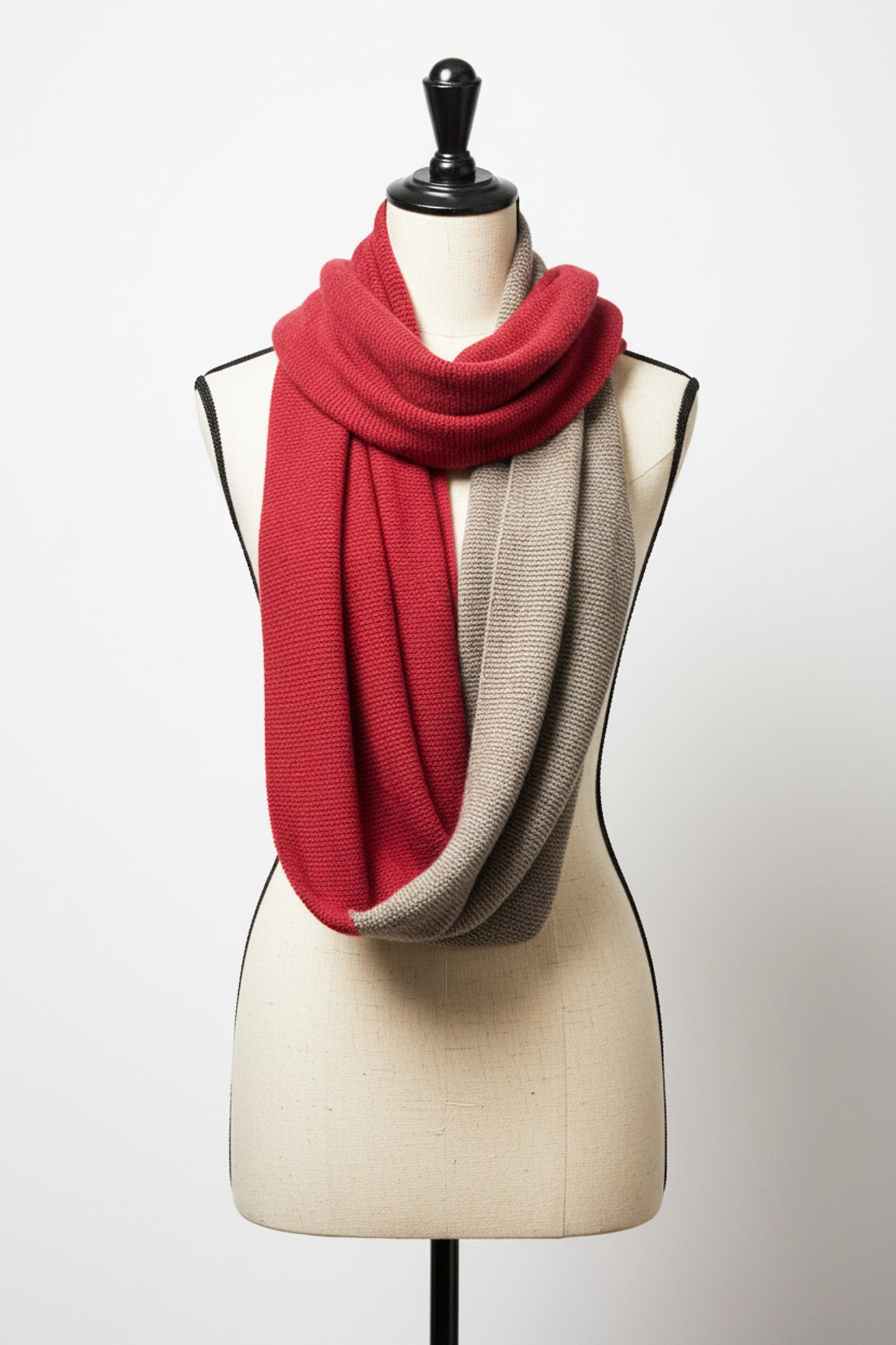 Alpaca Loop Scarf Bi-colour