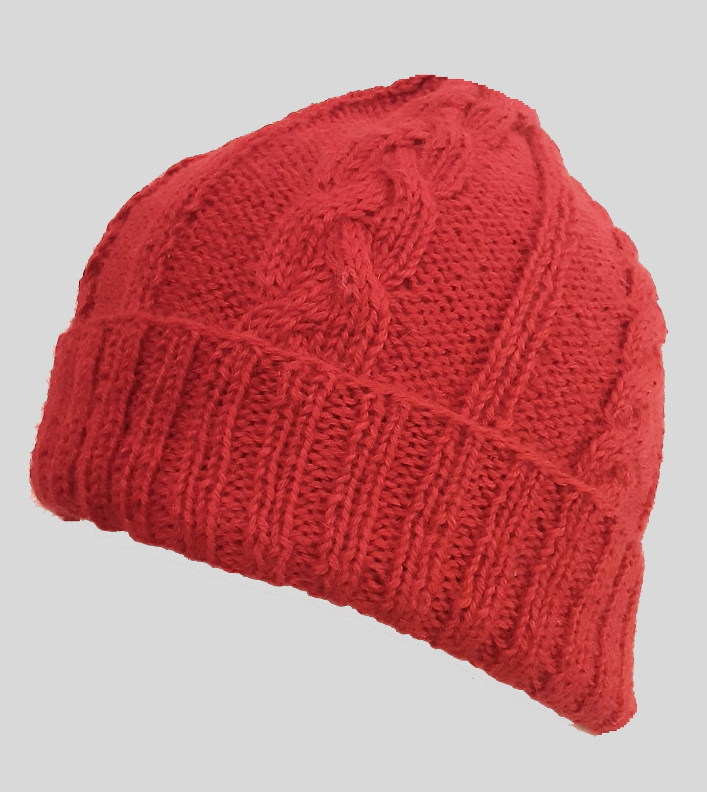 Alpaca Cable Thick Beanie