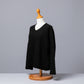 Alpaca Mohair Pullover Sweater Plus Size Black
