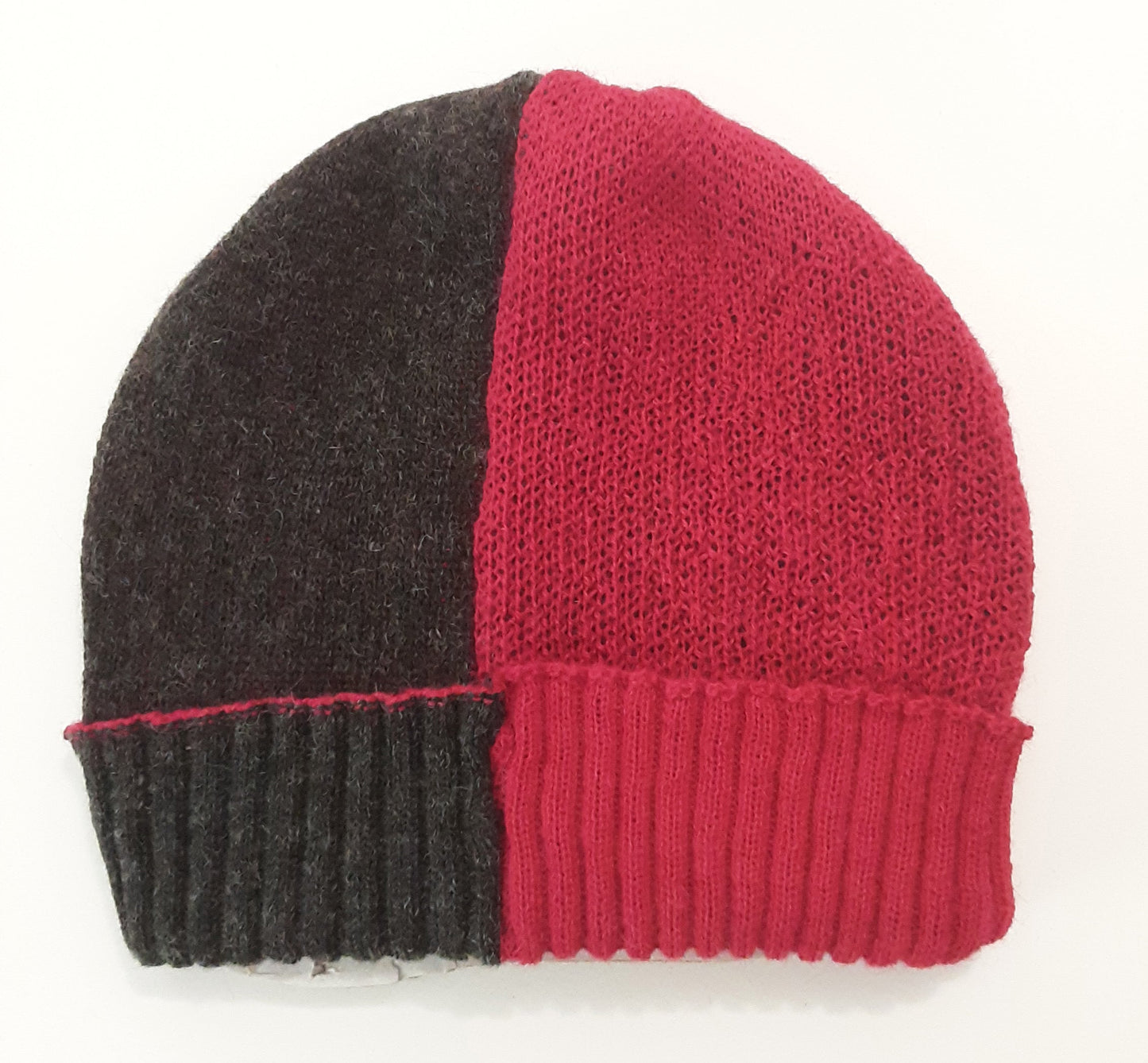 Alpaca Beanie Bi-Colour, No blended