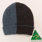 Alpaca Beanie Bi-Colour, No blended