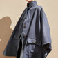 Alpaca Cape with Army Pockets Design