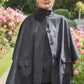 Alpaca Cape with Army Pockets Design
