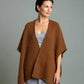 Alpaca Urban Ruana-Cape Extra Soft Natural Camel