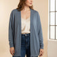 Alpaca Oversized Cardigan – Jersey Stitch V-Neck