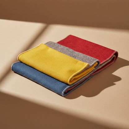 Alpaca Loop Scarf | Multicolour Checked