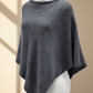 Alpaca Asymmetrical Thick Poncho