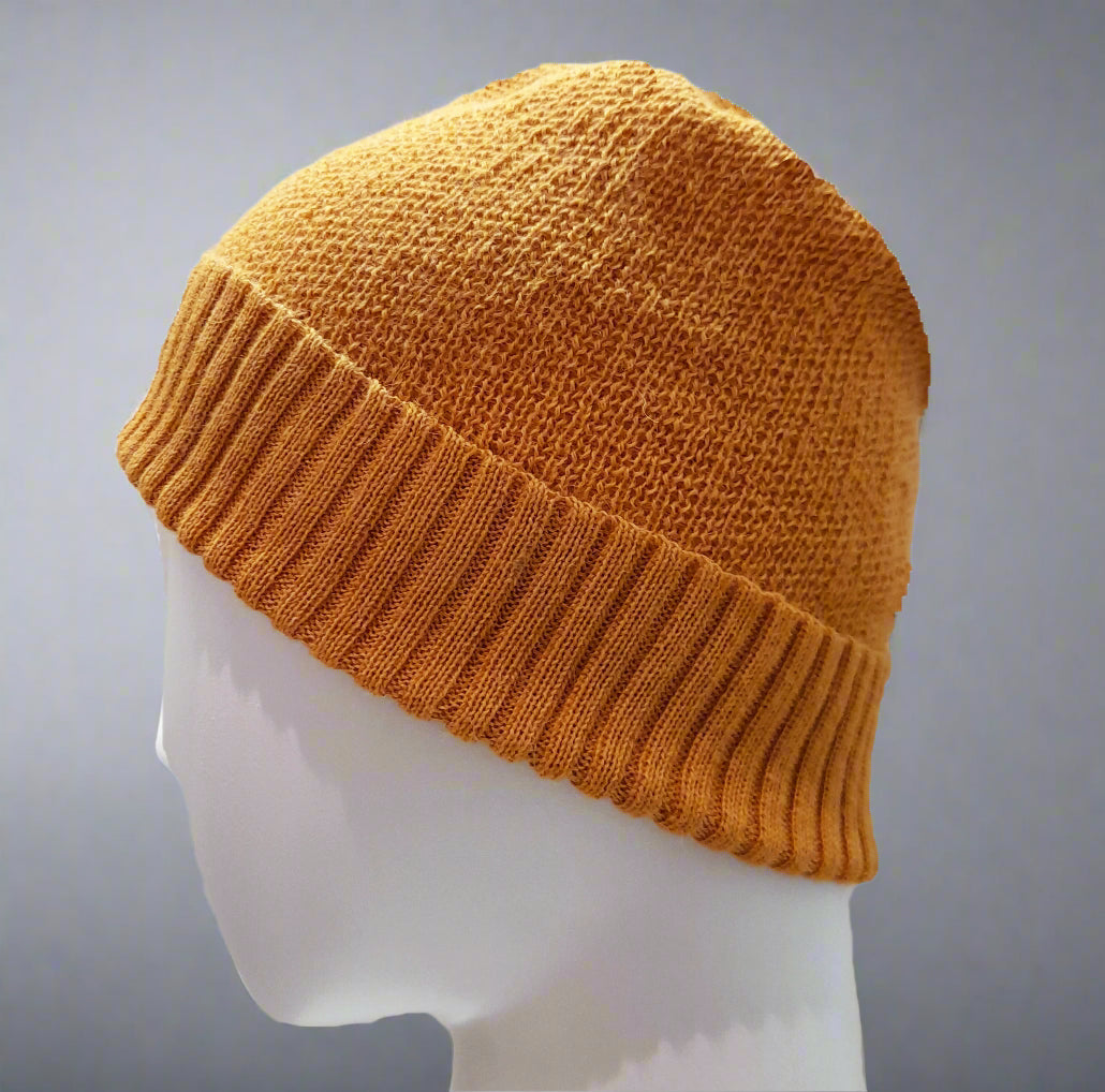 Unisex Alpaca Beanie in Bright Colours | Jacquard Pattern