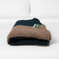 Luxury Mohair Alpaca Extra Soft Throw Blanket Diesel Blue
