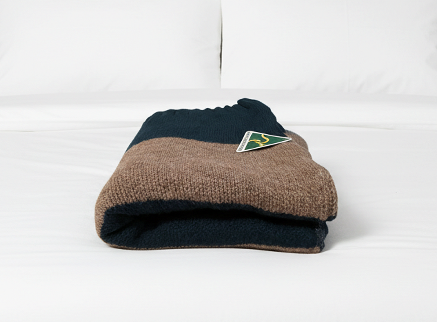 Luxury Mohair Alpaca Extra Soft Throw Blanket Diesel Blue