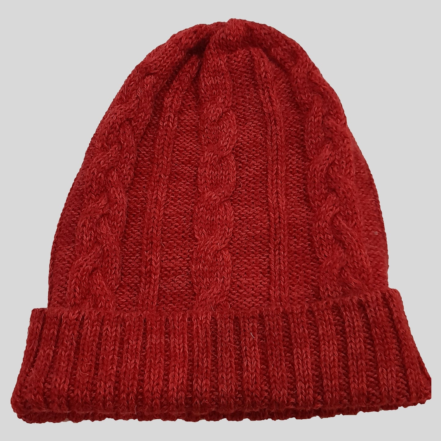 Alpaca Cable Thick Beanie