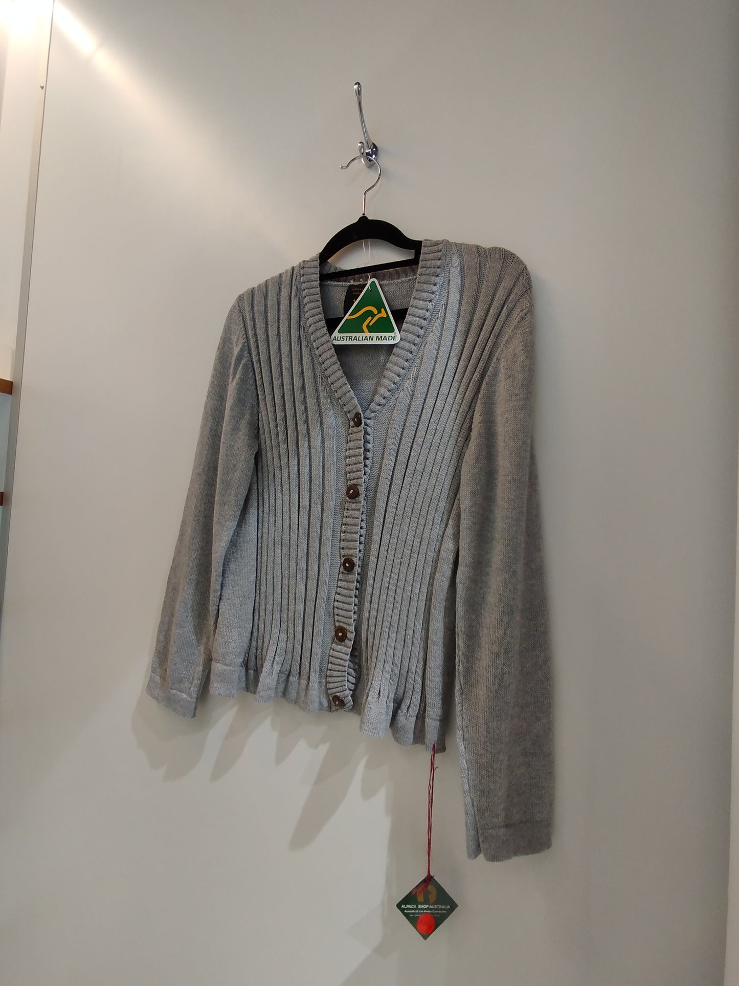 Alpaca blended, Sally Cardigan Sky Blue