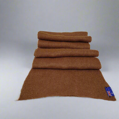 Extra Smooth Alpaca Mohair Scarf, Camel