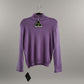 Baby Alpaca Pullover Turtleneck Sky Blue, Lilac