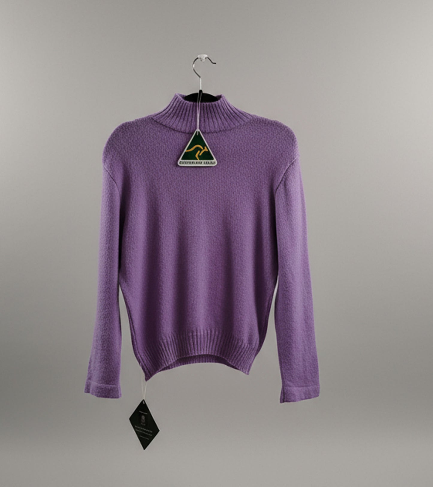 Baby Alpaca Pullover Turtleneck Sky Blue, Lilac
