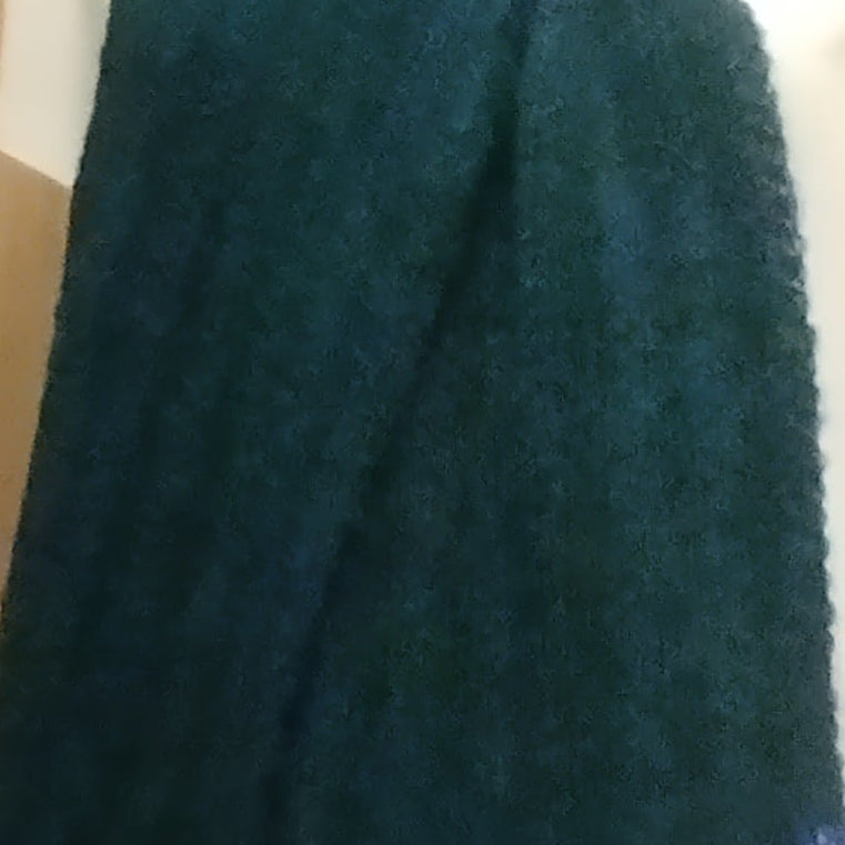 Alpaca Unisex Extra Soft Thick Stripe Scarf, Diesel Blue