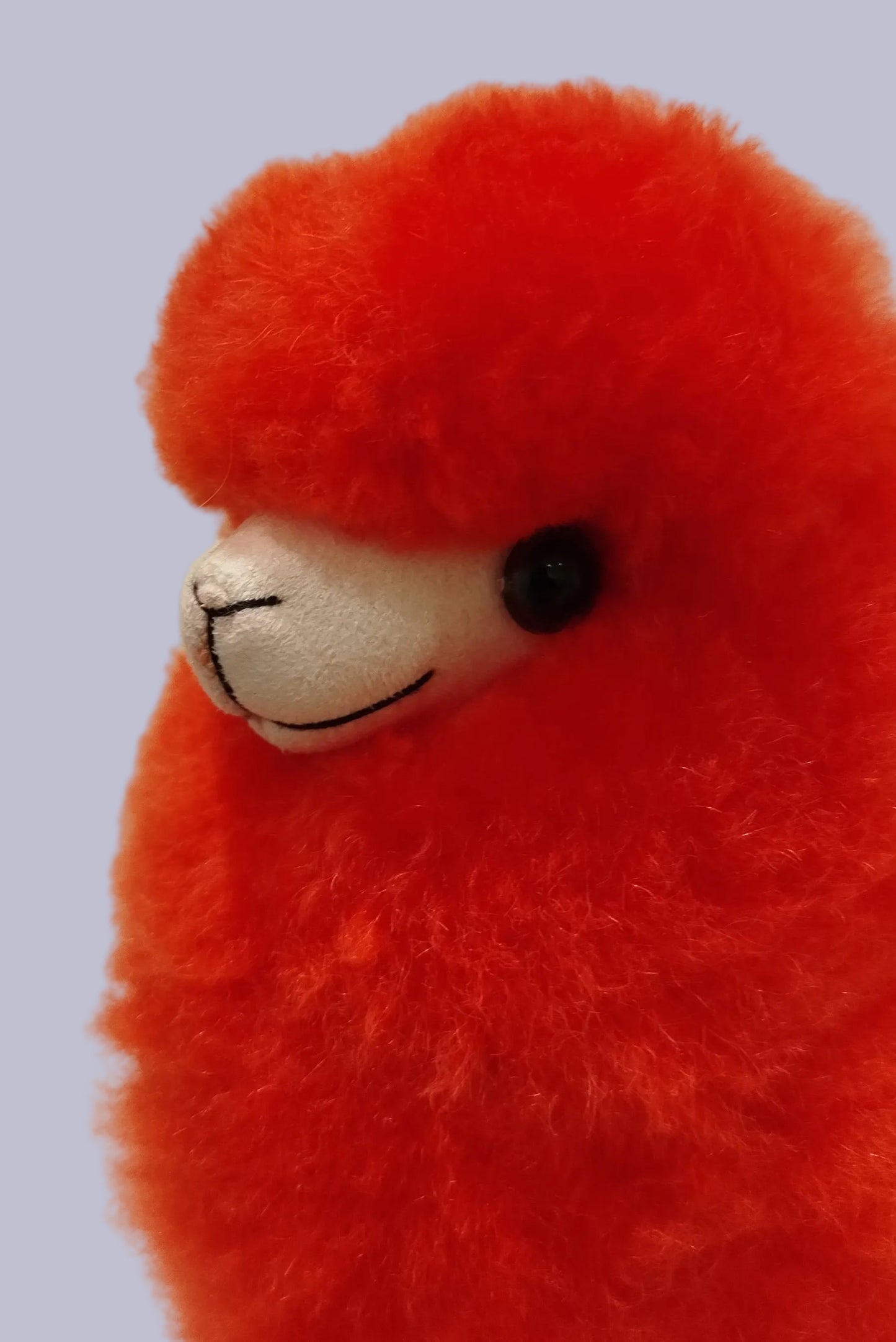 Alpaca Fluffy Decorative Toy - Perfect Hand made Gift Gold Orange