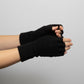 Alpaca Jacquard Half-Finger Gloves