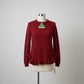 Alpaca Fluffy  Sweater wave -  Round Neckline