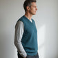 Alpaca Classic V-Neck Vest – Royal Blue | 100% Pure Alpaca Wool