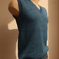 Alpaca Classic V-Neck Vest – Royal Blue | 100% Pure Alpaca Wool