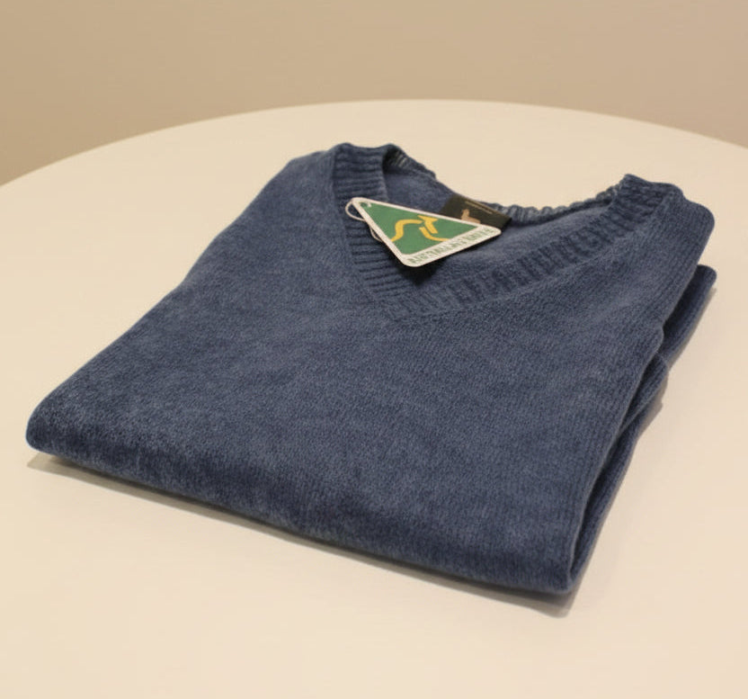 Alpaca Classic V-Neck Vest Men